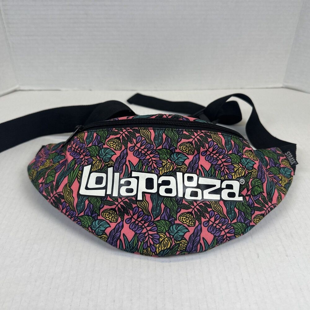 Vintage Lollapalooza Multi Color Fanny Belt Pack
